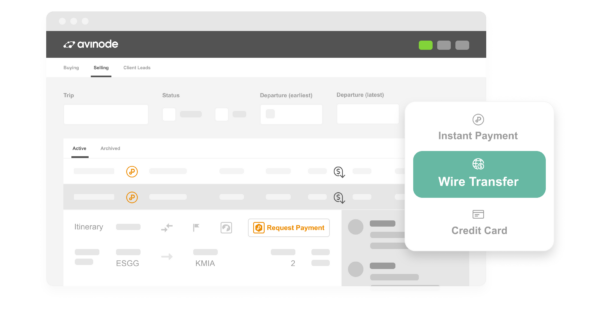 Selecting Wire Transfer Simplified UI